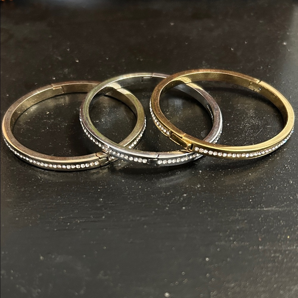 Kate Spade Gold and Silver Bracelet Trio, sold separately